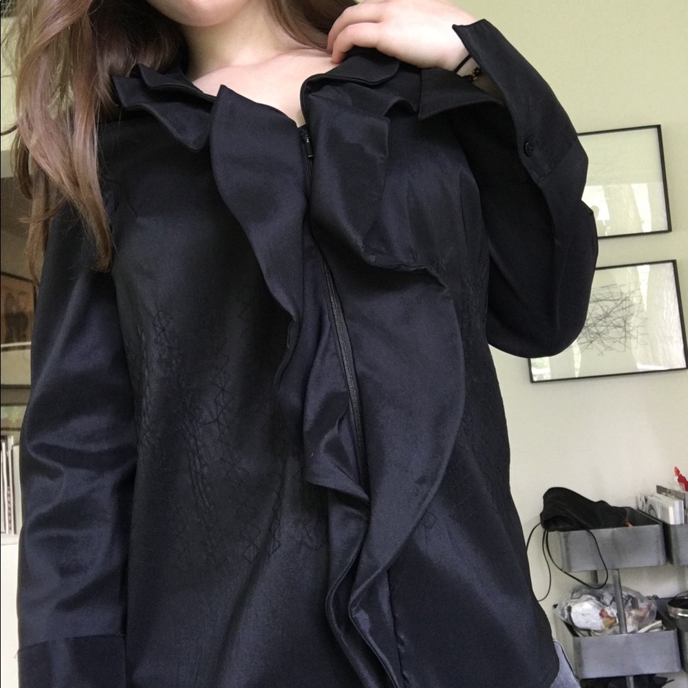 Samuel Dong Black Blouse